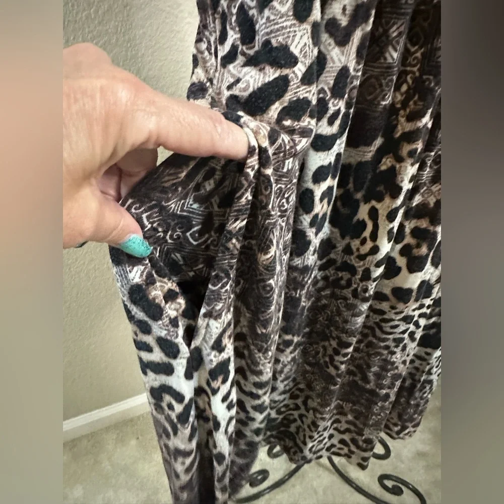 Soma Leopard Print Spaghetti Strap Dress - Picture 3 of 4